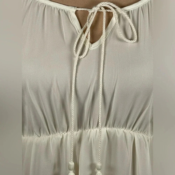 🤍 Takara Beautiful Puff Sleeve Lace Top Small - Picture 3 of 8